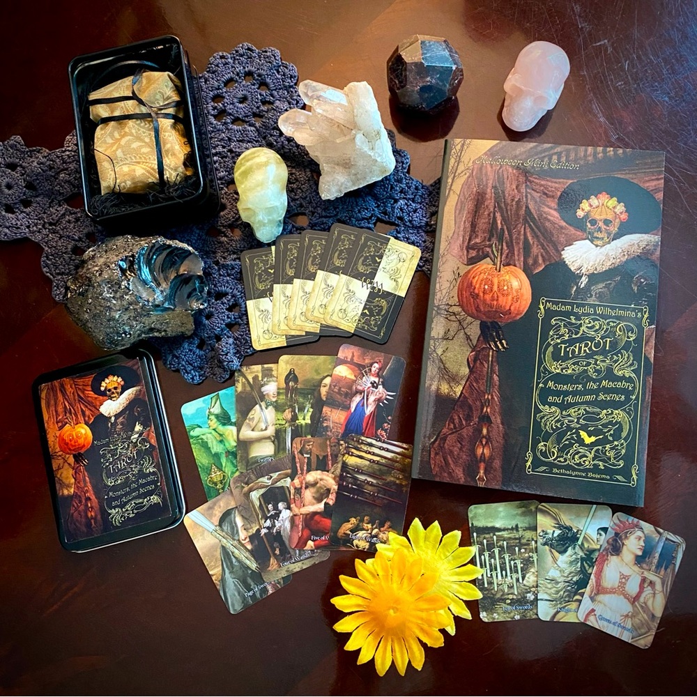 Madam Lydia Wilhelmina's Tarot of Monsters, the Macabre and Autumn Scenes OOP